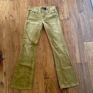 American Eagle Yellow Corduroy Pants.